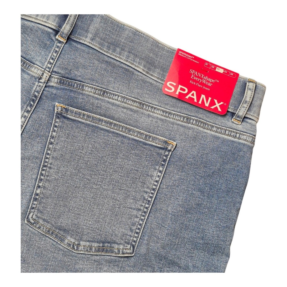 SPANX Women's 3X SPANXshape EveryWear Kick Flare Jeans Antique Indigo NWT